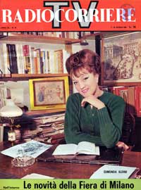 Edmonda Aldini, copertina Radiocorriere n.15, 1963 anno 1963