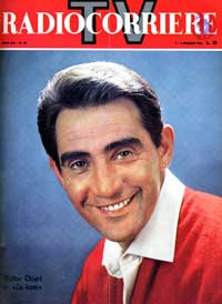Walter Chiari, copertina del Radiocorriere n.19, 1964. anno 1964