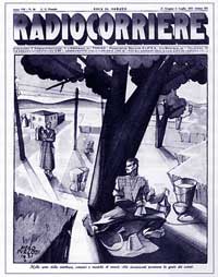 Copertina Radiocorriere n. 26, 1931 anno 1931