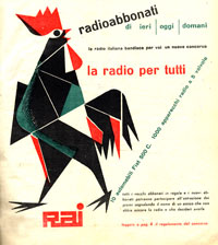Campagna abbonamenti 1950, Radiocorriere n.4, 1950