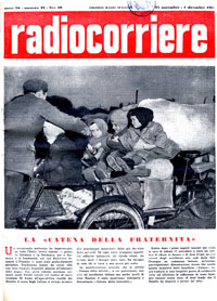 Catena della fraternit?: copertina Radiocorriere n.48, 1951 anno 1951