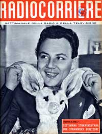 Claudio Villa, copertina del Radiocorriere n.15, 1954 anno 1954