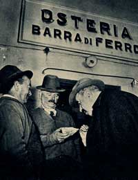 Nelle osterie di Peveragno (Cuneo) l'argomento dell'uranio ha ormai monopolizzato  le lunghe sere d'inverno. Radiocorriere n. 9, 1955